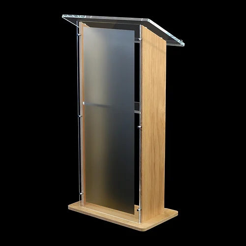 Amethyst Real Wood/Acrylic Lectern church lectern