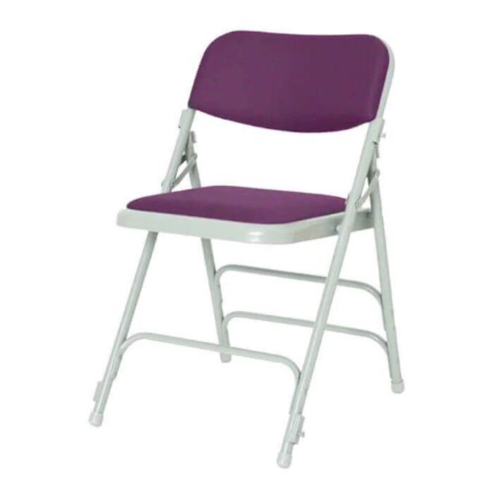Comfort Folding Chair – Bespoke Fabric folding church chair