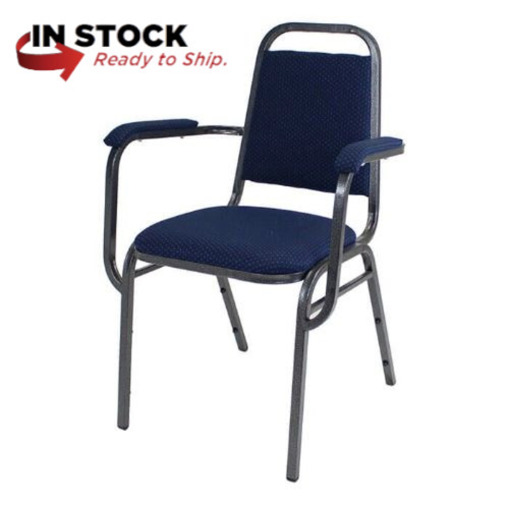 Eco-Fabric Chair With Arms metal church chair