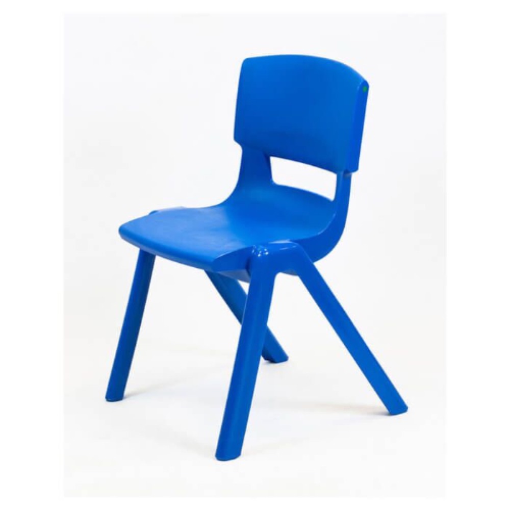Postura Size 4 (8-10 Years) polypropylene stacking chair