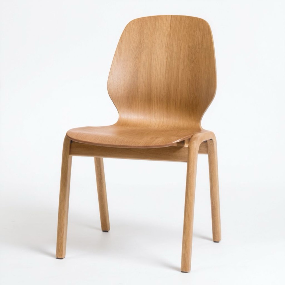 Valetta wooden church chair