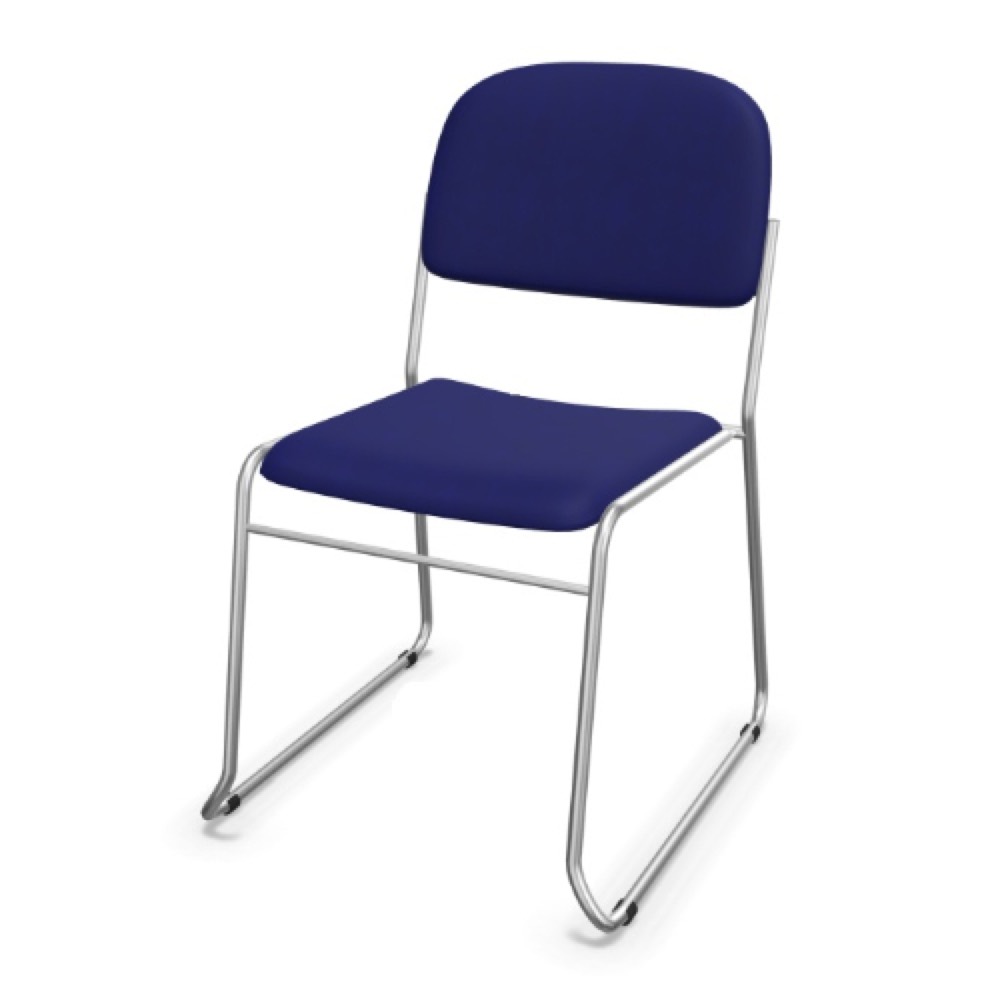 Vesta Upholstered high stacking church chair