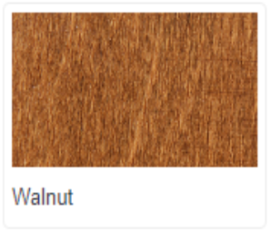 Walnut finish